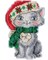 DIY Mill Hill Kitty Jim Shore Christmas Holiday Bead Cross Stitch Ornament Kit